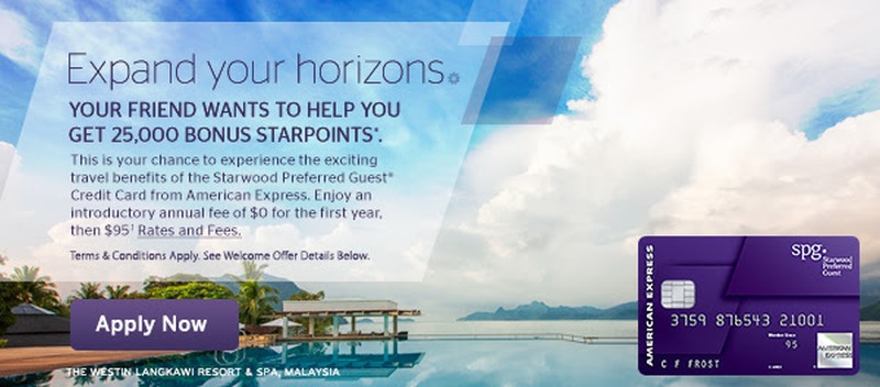 Starwood Preferred Guest American Express Banner Image 2